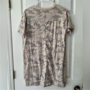 Old Navy Gray Camo Mini Dress